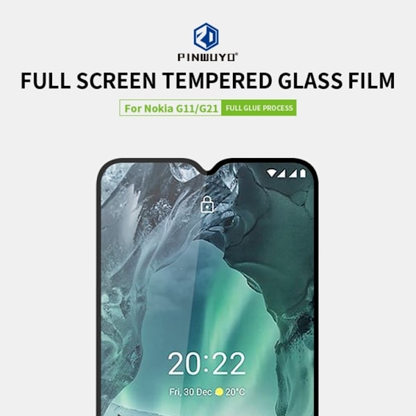 PINWUYO Nokia G11 / G21 Skärmskydd Heltäckande