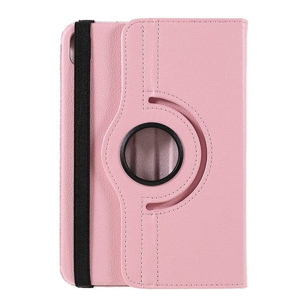 iPad Mini 2024/2021 Fodral 360° Rotation Litchi Ljus Rosa