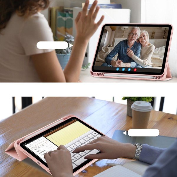 Tech-Protect iPad 10.9 2022 Fodral SmartCase Pennhållare Rosa