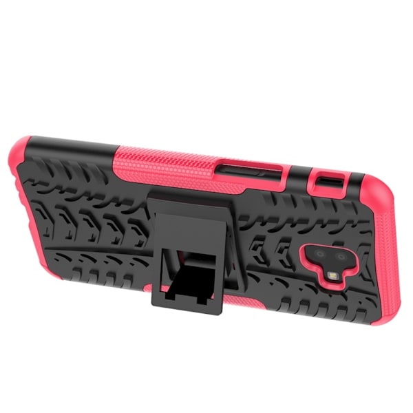 Samsung Galaxy J6 Plus - Stöttåliga skalet med stöd - Rosa Pink Rosa