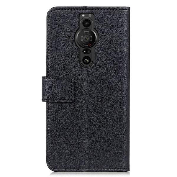 Sony Xperia Pro-I Fodral Läder Svart