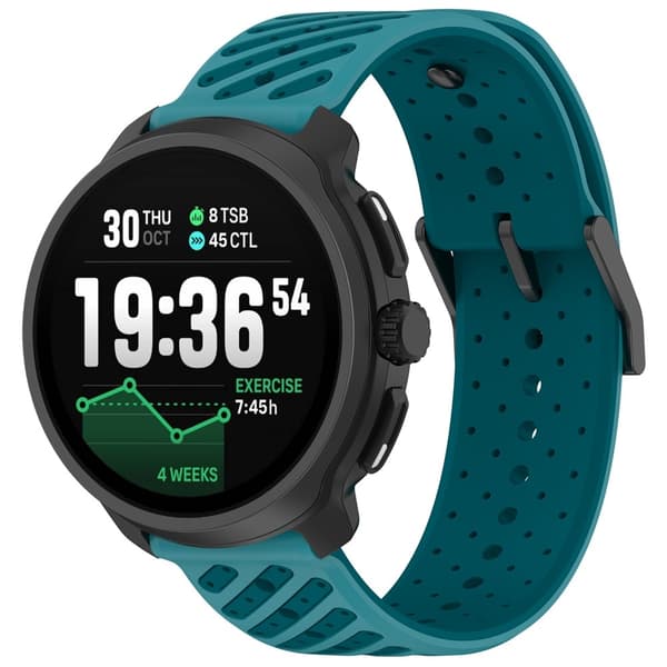 Klockarmband 22 mm Quick Release Silikon Blå