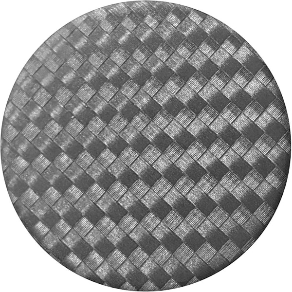 PopSockets Avtagbart Grip med Ställfunktion Carbonite Weave Kol, Grå