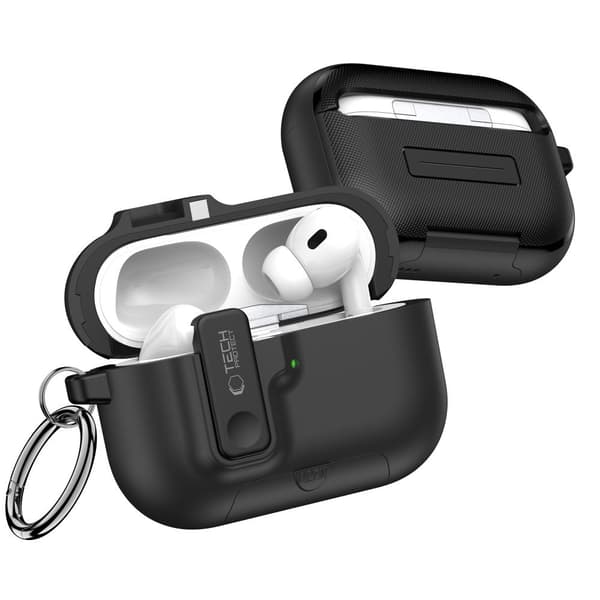 Tech-Protect AirPods Pro 3 Skal Slim Hook Svart