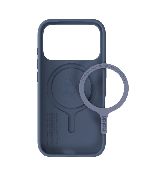 holdit iPhone 17 Pro Max Mobilskal Soft MagSafe Pacific Blue
