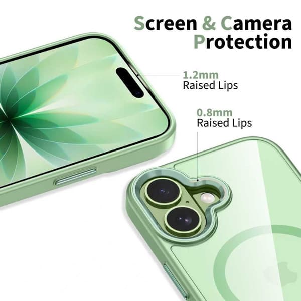 Tech-Protect iPhone 17 Skal MagSafe MagMat Sage / Clear