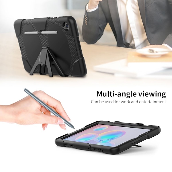 Tech-Protect Galaxy Tab S6 Lite 10.4 Skal Survive Stativ Svart