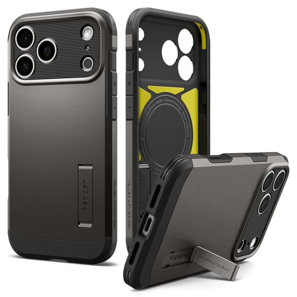 Spigen iPhone 18 Pro Max / 17 Pro Max Skal MagSafe Gunmetal