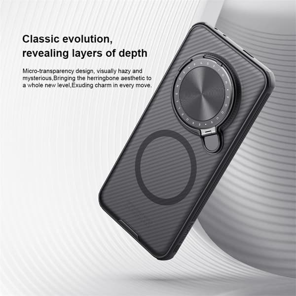 NILLKIN Honor Magic7 Pro Skal CamShield Prop Kickstand Svart