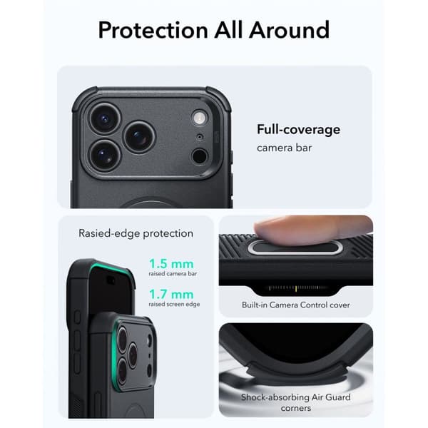 ESR iPhone 18 Pro Max / 17 Pro Max Skal MagSafe Cyber Tough