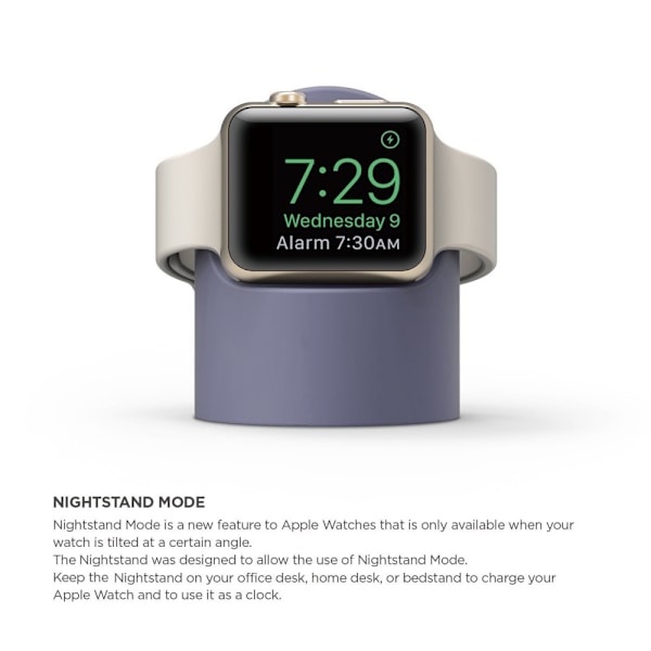 Apple Watch Silikon Stativ Blå