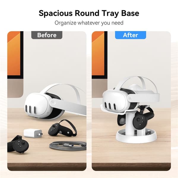 AMVR Apple Vision Pro / VR Headset Ställ Vit