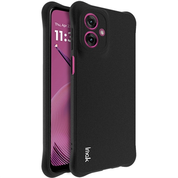 IMAK Motorola Moto G55 5G Skal TPU Shockproof Svart