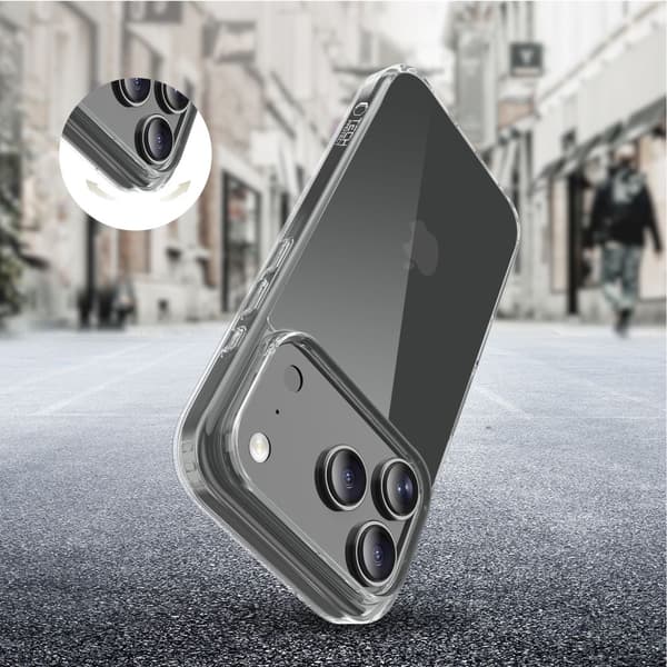 Tech-Protect iPhone 17 Pro Skal FlexAir Hybrid Transparent