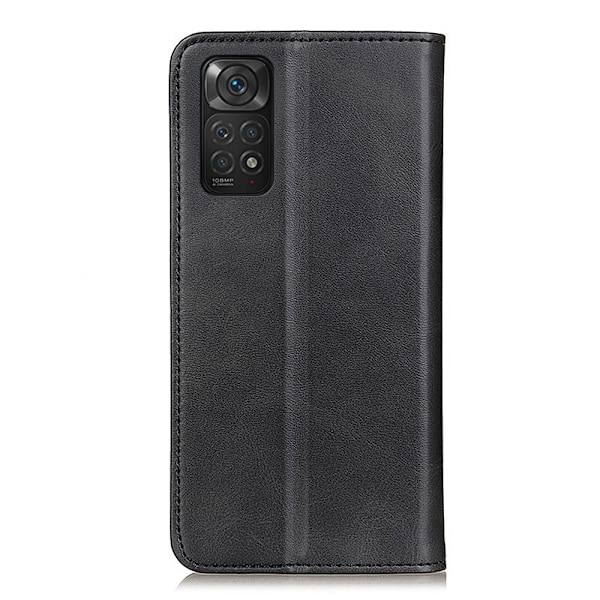 Xiaomi Redmi Note 11 4G Fodral Flip Läder Svart