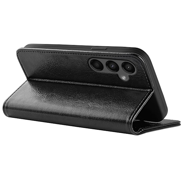 Samsung Galaxy A15 5G Fodral Läder Svart
