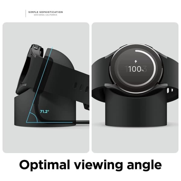 Samsung Galaxy Watch 5/5 Pro/6/7/FE Silikon Stativ Rosa