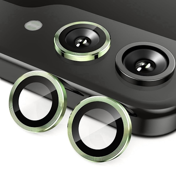 ENKAY Galaxy Z Flip 6 Linsskydd Härdat Glas Grön