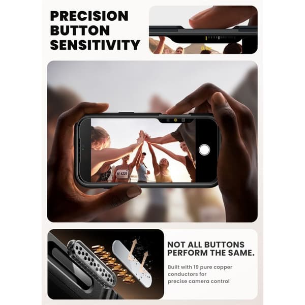 Supcase iPhone 17 Pro Max Skal MagSafe Iblsn Ares Flip Svart