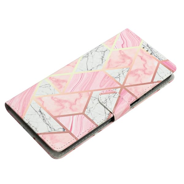 Honor 400 Lite Fodral Med Tryck Rosa Marmor