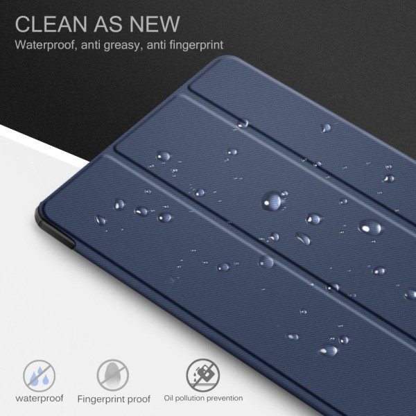 Samsung Galaxy Tab S6 Lite Fodral Bumper Tri-Fold Blå Blue Blå