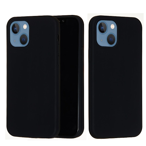 iPhone 13 Skal Liquid Silikon Svart