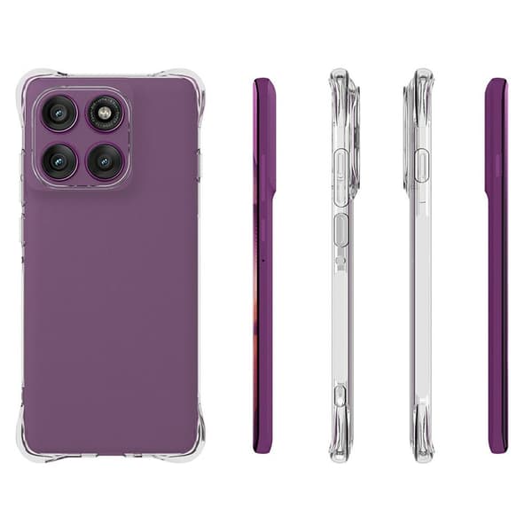 Motorola Edge 60 Pro Skal TPU Shockproof Transparent