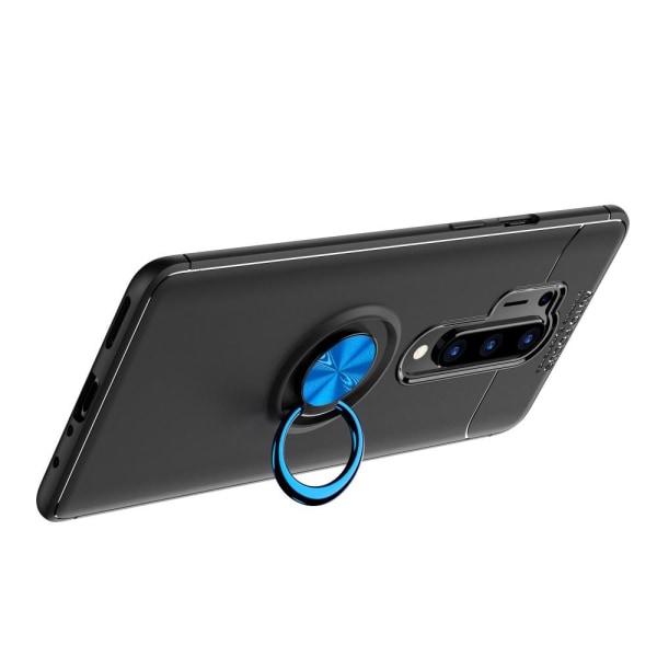 OnePlus 8 Pro - Ring Skal - Svart/Blå Svart/Blå