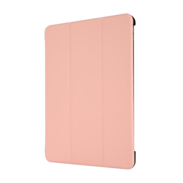 iPad Pro 11 (2018/2020/2021) - Tri-Fold Läder Fodral - Ljus Rosa Ljus Rosa