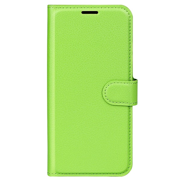 Samsung Galaxy A15 5G Fodral Litchi Läder Grön