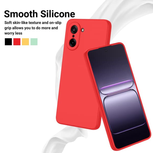OnePlus Nord CE5 Skal Liquid Silikon Röd