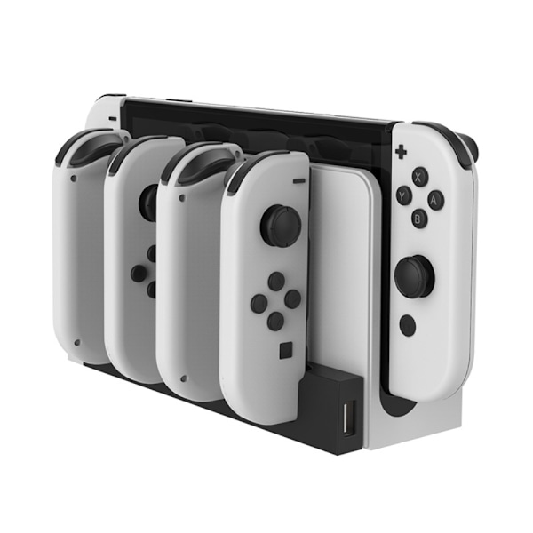 iPega Nintendo Switch LED Laddstation För Ställ och 4x Joy-Con