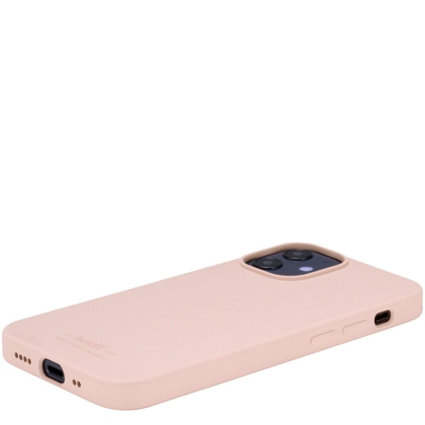 iPhone 12 Mini - holdit Mobilskal Silikon - Blush Pink Rosa