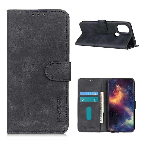 OnePlus Nord N100 - KHAZNEH Vintage Fodral - Svart Black Svart