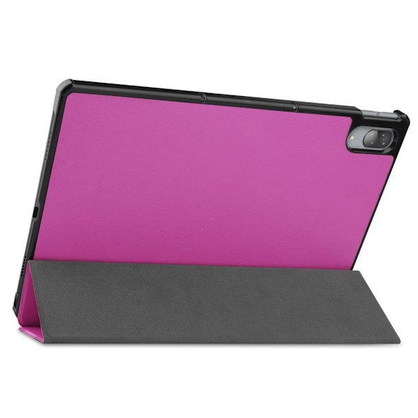 Lenovo Tab P11 Pro - Tri-Fold Läder Fodral - Lila Purple Lila