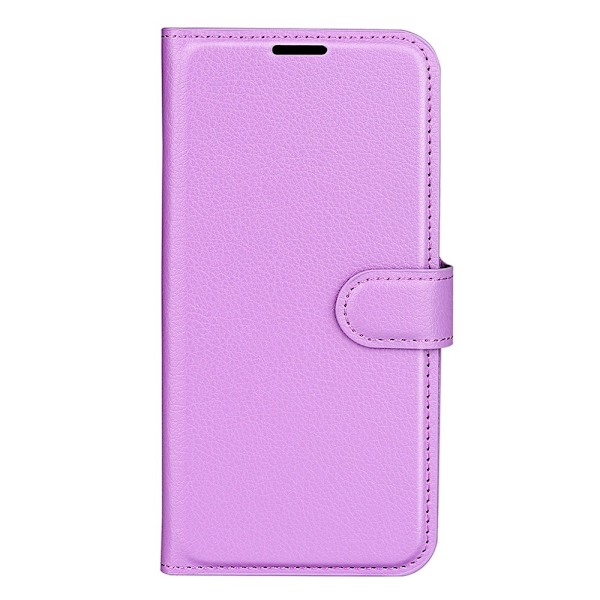 Sony Xperia 10 IV Fodral Litchi Läder Lila