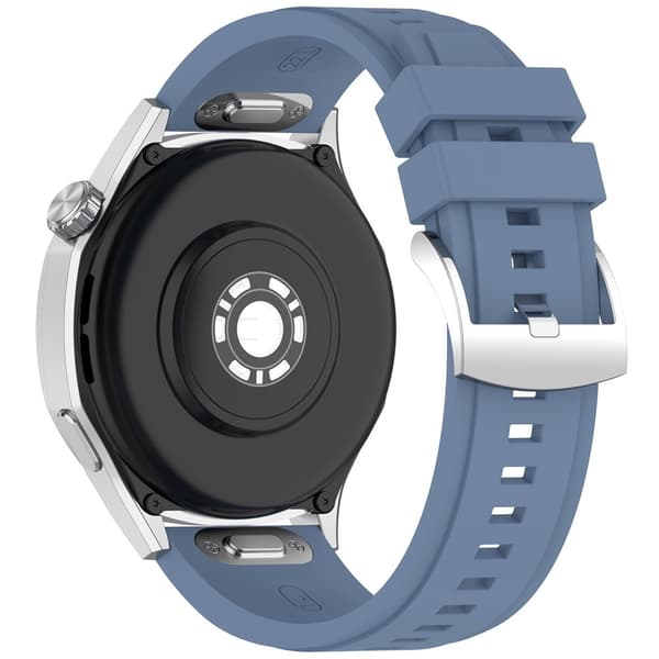 Klockarmband 22 mm Quick Release Silikon Blå