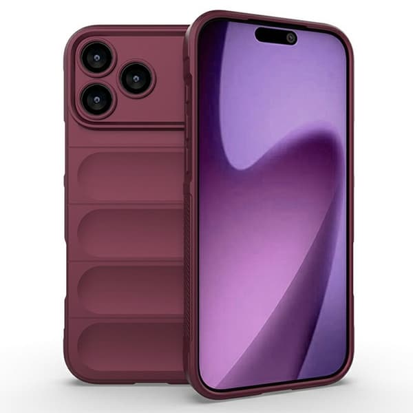 iPhone 18 Pro Max/17 Pro Max Skal Magic Shield Vinröd