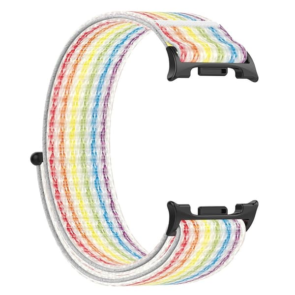 Galaxy Watch 8 46/44/40 mm Armband Nylon Loop Rainbow