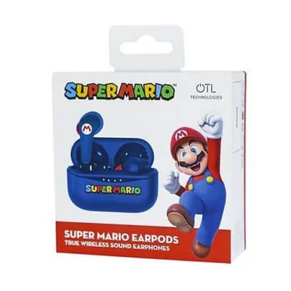 Super Mario Hörlur In-Ear TWS Bluetooth Blå