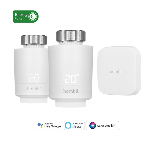 Hombli Smart Termostat Start Kit (2 BT Bridge) Vit