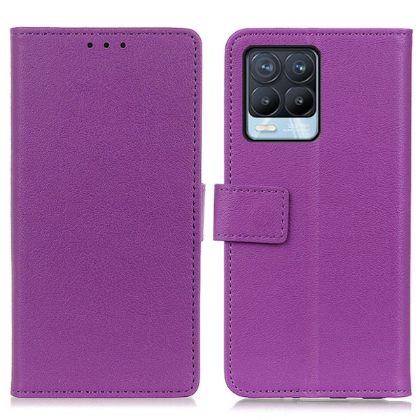 Realme 8 / 8 Pro - Plånboksfodral - Lila Purple Lila