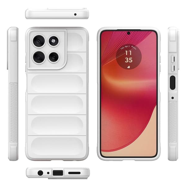 Motorola Moto G56 5G Skal Magic Shield Vit