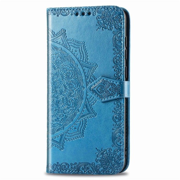 Huawei Y5 (2019) - Plånboksfodral Mandala - Blå Blue Blå