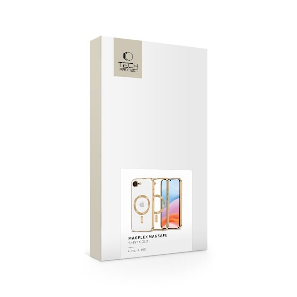Tech-Protect iPhone 16e Skal MagSafe MagFlex Shiny Gold