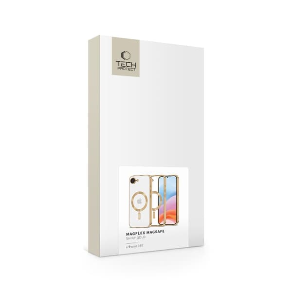 Tech-Protect iPhone 17e / 16e Skal MagSafe MagFlex Shiny Gold