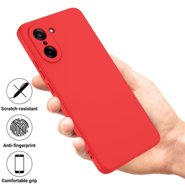 OnePlus Nord CE5 Skal Liquid Silikon Röd