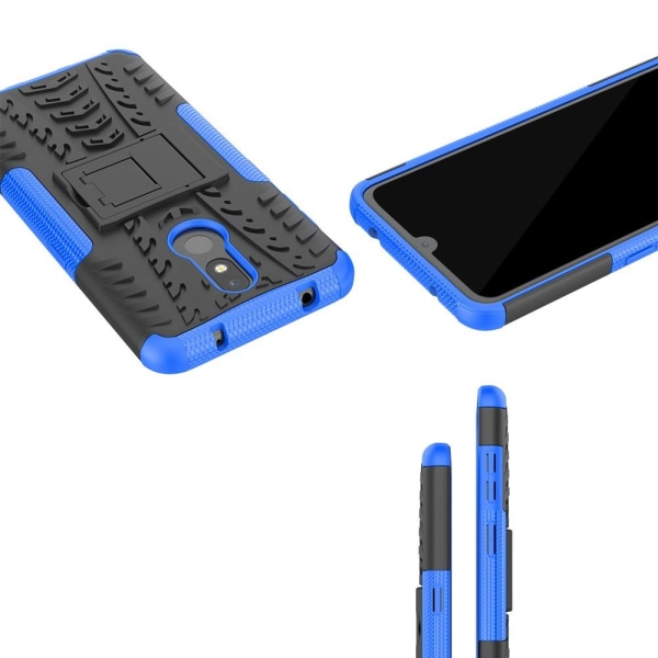 Nokia 3.2 - Ultimata stöttåliga skalet med stöd - Blå Blue Blå