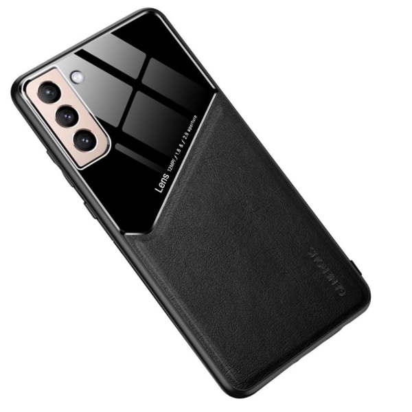 Samsung Galaxy S21 Plus - Hybrid Skal Med Inbyggd Magnetplatta - Black Svart