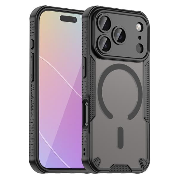 iPhone 17 Pro Max Skal MagSafe Hybrid Armor Svart